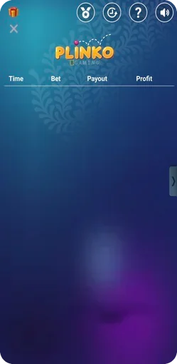 Additional menu Plinko