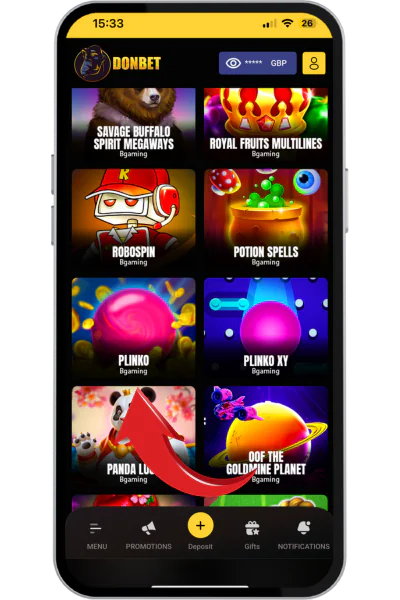 Choose one of the Plinko games